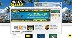 Desktop Screenshot of mackcycleandfitness.com